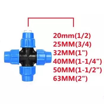 Пластиковые фитинги HAOYUNMA Quick Union 20/25/32/40/50/63 мм