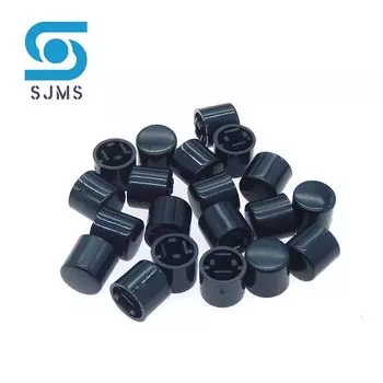 100 шт., пластиковые колпачки кнопок микропереключателей A111, мгновенный переключатель, колпачки для кнопок, Размер 6,7*6,5 мм (для квадратного полюсного тактового переключателя 6*6 мм