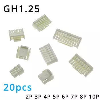 Пластиковые корпуса разъемов GH1.25 20 шт.