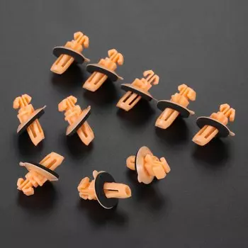 Пластиковые Крепежные Зажимы для кузова автомобиля, нижние боковые молдинговые зажимы и колесные своды, отделочные зажимы для Toyota Land Cruiser Prado J120 75394-60030, 10 шт.