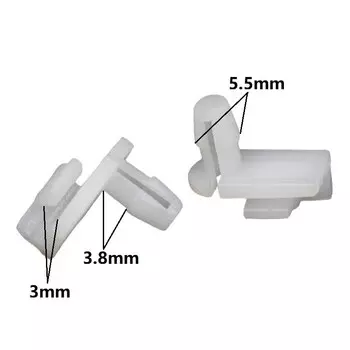 Пластиковые крепежные зажимы, фиксатор стержня дверного замка автомобиля, черного, желтого, белого цветов