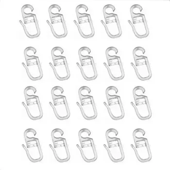 Пластиковые крючки для штор 20 шт