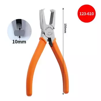 Пластиковые кусачки для резки 4/6/8/10 мм, 90-градусные двусторонние кусачки с CR-V, кусачки для заусенцев из ели, ручной инструмент