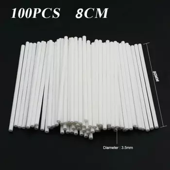 Пластиковые леденцовые палочки MOONBIFFY белые