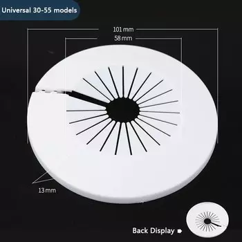Пластиковые накладки на трубы HUXUAN, 2/4 шт., черные/белые