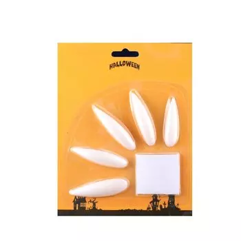 Пластиковые накладные ногти Thousxiu для Хэллоуина 10 шт.