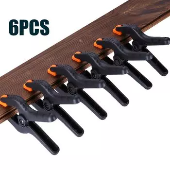 Пластиковые нейлоновые зажимы Outillage 6 шт., 3 дюйма