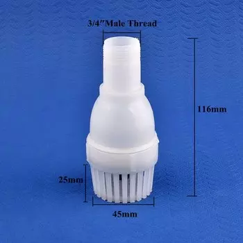Пластиковые обратные клапаны SgooHan 3/4", голубые