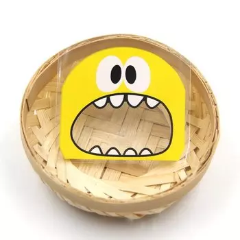 Пластиковые пакеты для печенья с мультяшными монстрами 100 шт.