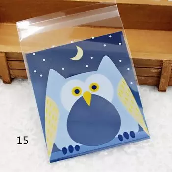 Пластиковые пакеты для подарков Hua Ming Ce 100 шт.