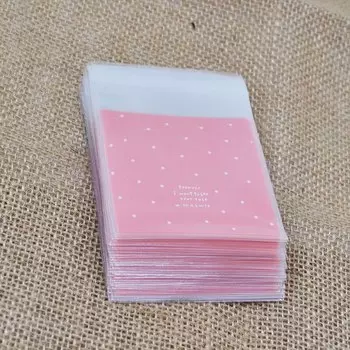 Пластиковые пакеты YONGSNOW 50/100 шт 7x7 см в горошек