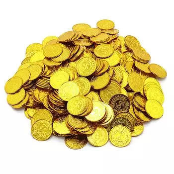 Пластиковые пиратские монеты Muddy Puddles