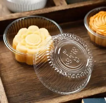 Пластиковые подносы для лунных пирогов LBSISI Life, 100 шт