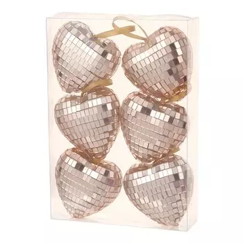 Пластиковые подвесные шары для праздника 6 шт.