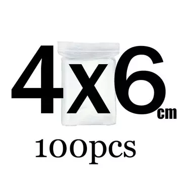 Пластиковые прозрачные пакеты с молнией Caoom