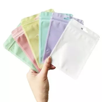 Пластиковые прозрачные сумки leotrusting 100 шт