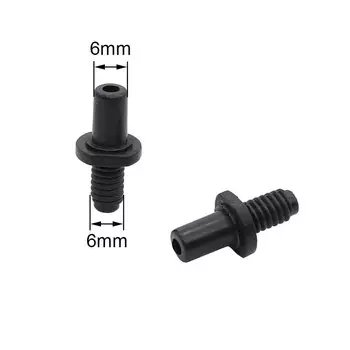 Пластиковые прямые соединители 6 мм с резьбой Talk-Satisfied 50 шт