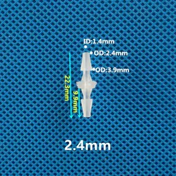 Пластиковые прямые соединители для шланга HelloYard 5 шт.