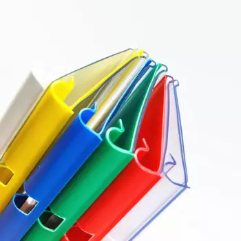 Пластиковые ПВХ ценники, знаки, этикетки, Висячие держатели, красочные полки для хранения в супермаркете, крючки, 100 шт.