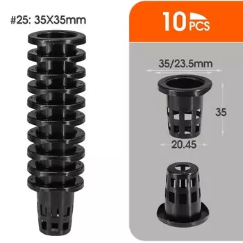 Пластиковые сетчатые чашки MUCIAKIE для гидропоники