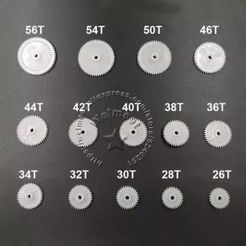 Пластиковые шестерни Welmeet, модуль 0,5, 2,95 мм