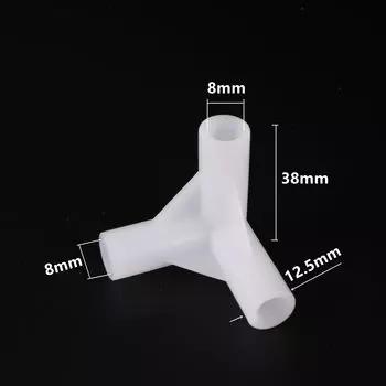 Пластиковые соединители для садовой воды Adhere To Fly 8 мм 10 шт