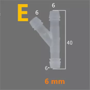 Пластиковые соединители для труб Pixiuonline S701 4-10 мм