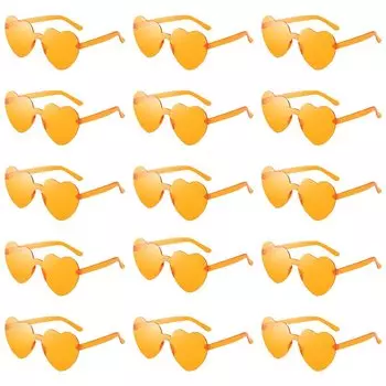 Пластиковые солнцезащитные очки в форме сердца