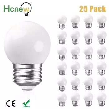 Пластиковые светодиодные лампы Hcnew G45 молочно-белые 1/2/3 Вт