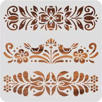 Пластиковые трафареты Beebeecraft для декоративной живописи