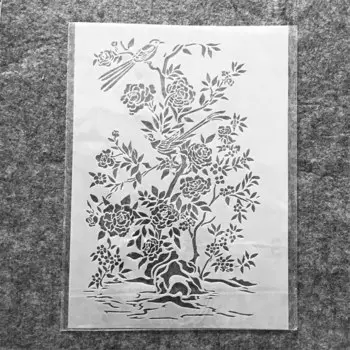 Пластиковые трафареты для рисования 29 см