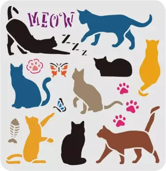 Пластиковые трафареты для рисования Beebeecraft