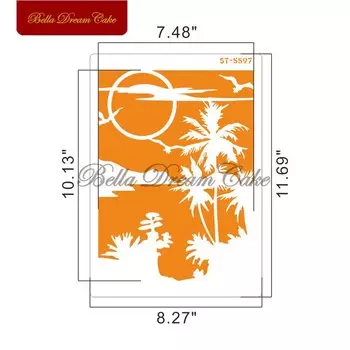 Пластиковые трафареты для выпечки