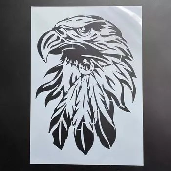 Пластиковые трафареты LouhuaMoban для рисования орла