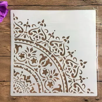 Пластиковые трафареты мандалы 30*30 см