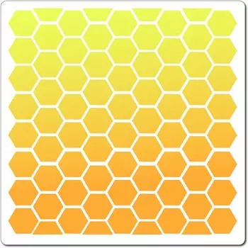 Пластиковые трафареты сотовые 30x30 см