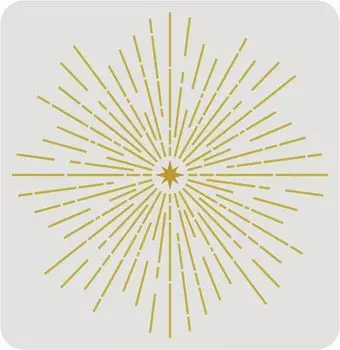 Пластиковые трафареты Starburst
