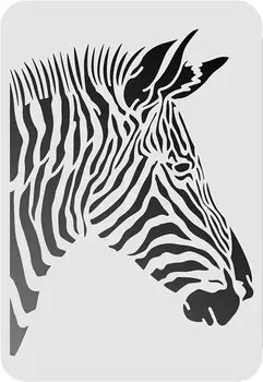 Пластиковые трафареты зебра Beebeecraft
