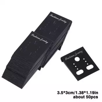 Пластиковые витрины для сережек-гвоздиков JILKOL 50 шт.