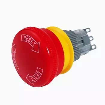 Пластиковый аварийный выключатель VaneAims 16 мм красный