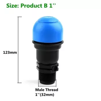Пластиковый Автоматический выпускной клапан, пластиковый воздушный клапан, Впускной Выпускной клапан, аксессуары, простой выпускной клапан 1/2 дюйма ~ 2 дюйма