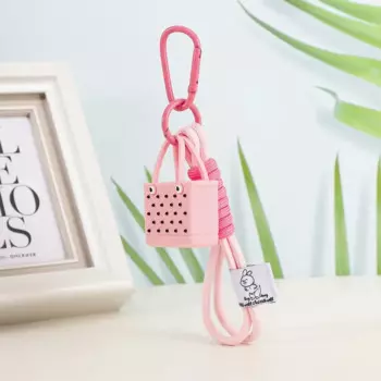 Пластиковый брелок-подвеска пляжная сумка