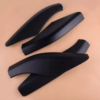 Пластиковый черный багажник на крышу автомобиля, 4 шт., торцевая крышка, подходит для Land Rover Freelander 2 2008-2011 2012 2013 2014