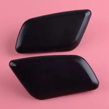 Пластиковый черный Beler, 1 пара, крышка насадки для омывателя передних фар автомобиля, подходит для Chrysler Sebring 2007 2008 2009 2010