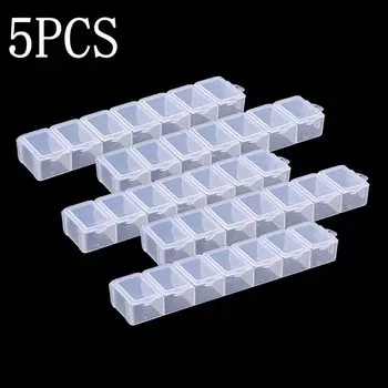 Пластиковый контейнер для украшений QIAO 7 отделений