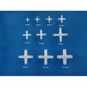 Пластиковый крестообразный фитинг CNWIKIYA 2.4-15.8 мм