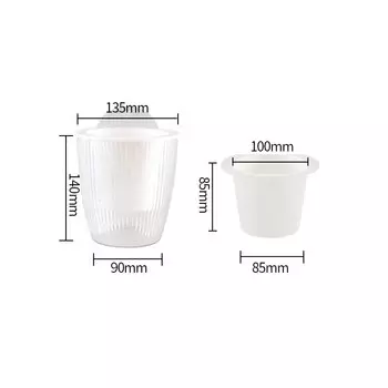 Пластиковый настенный цветочный горшок ACRDDK