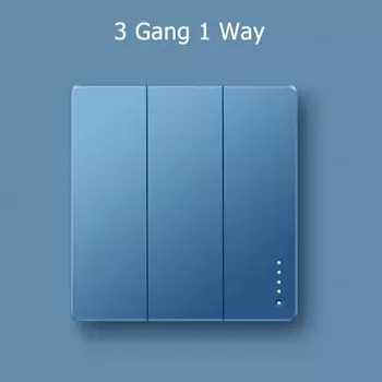 Пластиковый настенный выключатель SANDIY 1/2/3 клавиши