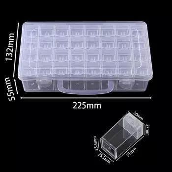 Пластиковый органайзер AGCFABS для бисера