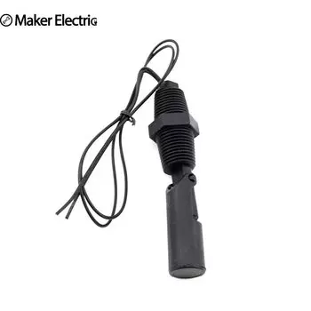 Пластиковый поплавковый датчик уровня жидкости, 220 В, с креплением на боку, 220 В, 1/2 дюйма, 1 заказ NPT